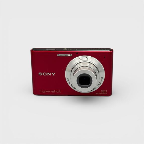 Sony Cyber-shot DSC-W330 Digital Camera | 14.1MP | Red - Picture 2 of 5